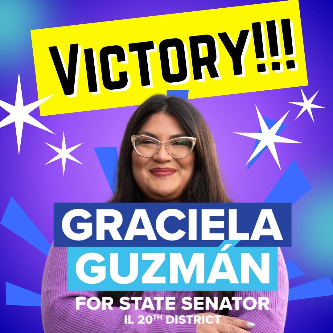 Graciela Guzmán victory graphic